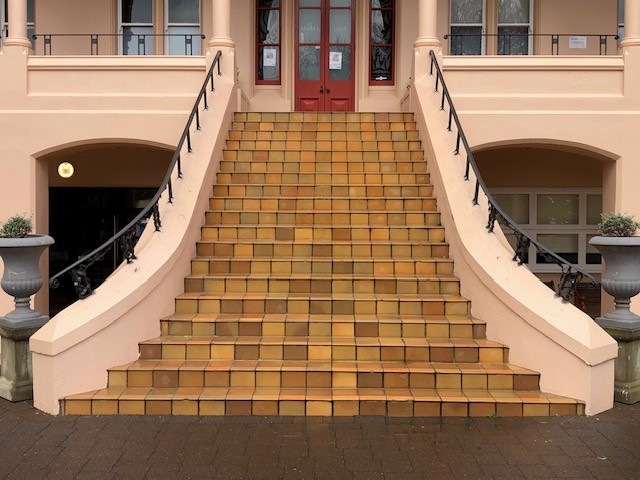 Grand Forged Staircase