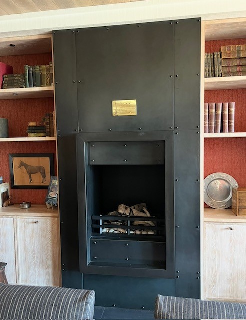 Library Fireplace