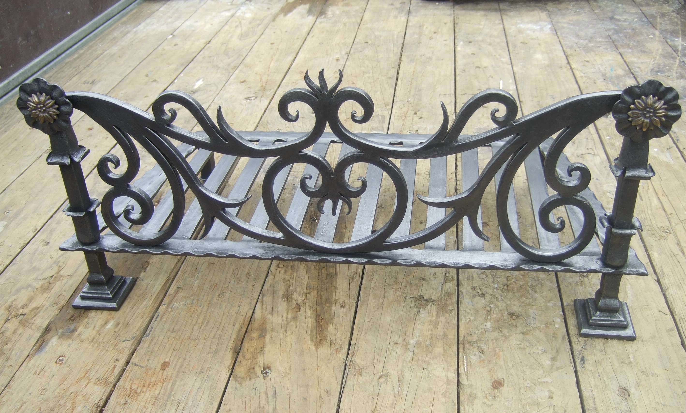 Wrought Iron Fire Grate