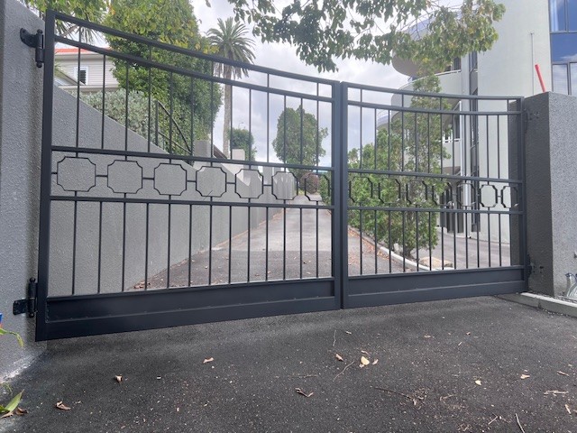 Double Decorative Gates