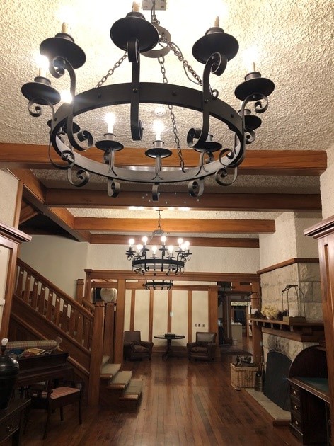 Forged Ring Chandelier