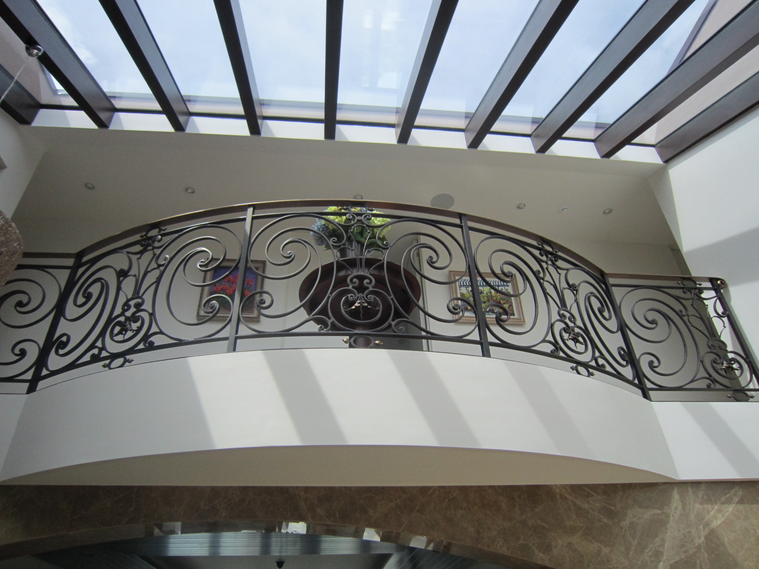 Forged Curved Balcony